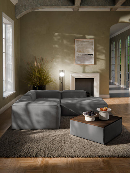 Westwing Reposapiés Puf Con Espacio De Almacenamiento Lennon