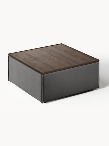 Westwing Reposapiés Puf Con Espacio De Almacenamiento Lennon