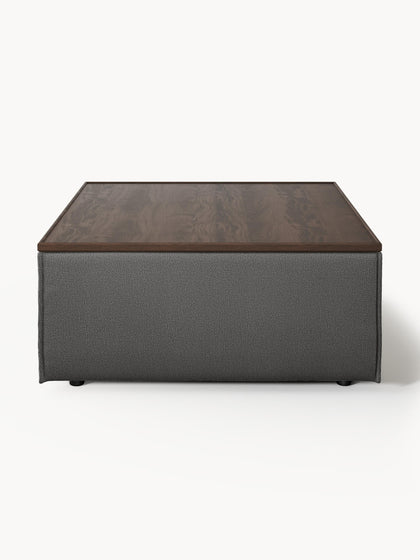 Westwing Reposapiés Puf Con Espacio De Almacenamiento Lennon