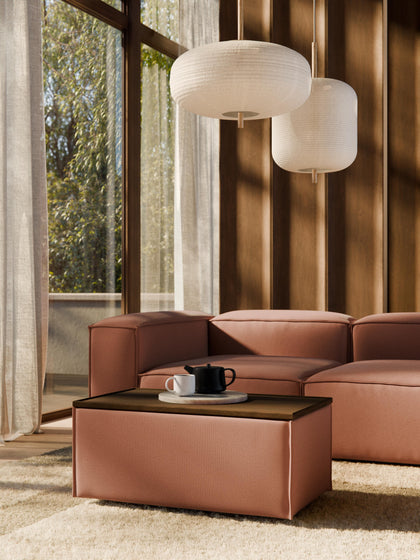 Westwing Reposapiés Puf Con Espacio De Almacenamiento Lennon