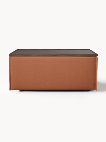 Westwing Reposapiés Puf Con Espacio De Almacenamiento Lennon