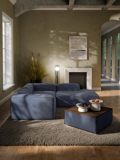 Westwing Reposapiés Puf Con Espacio De Almacenamiento Lennon