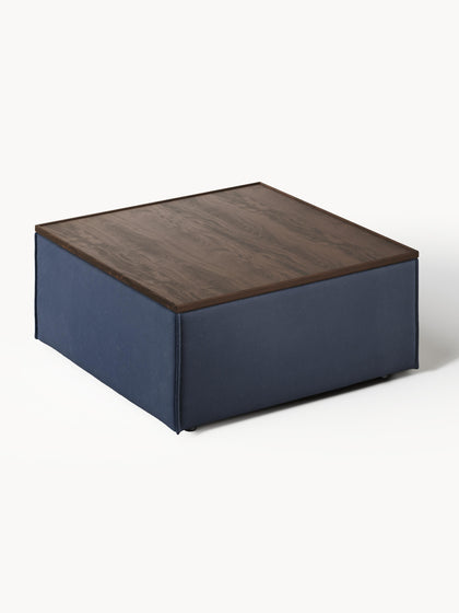 Westwing Reposapiés Puf Con Espacio De Almacenamiento Lennon