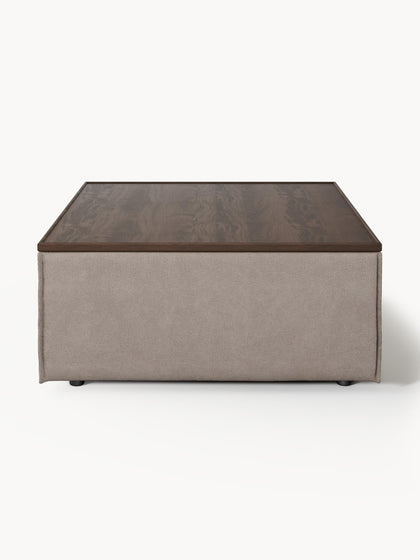 Westwing Reposapiés Puf Con Espacio De Almacenamiento Lennon