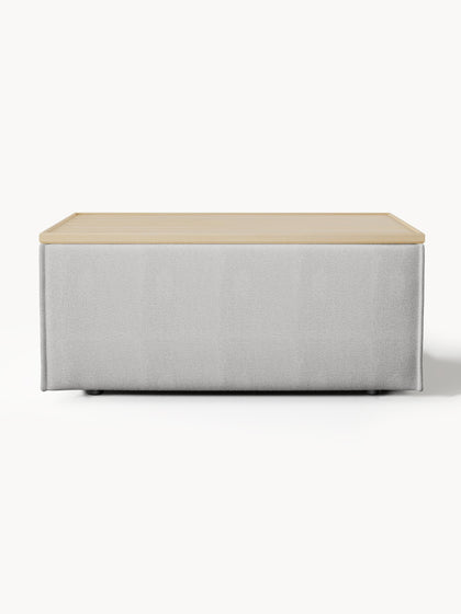 Westwing Reposapiés Puf Con Espacio De Almacenamiento Lennon