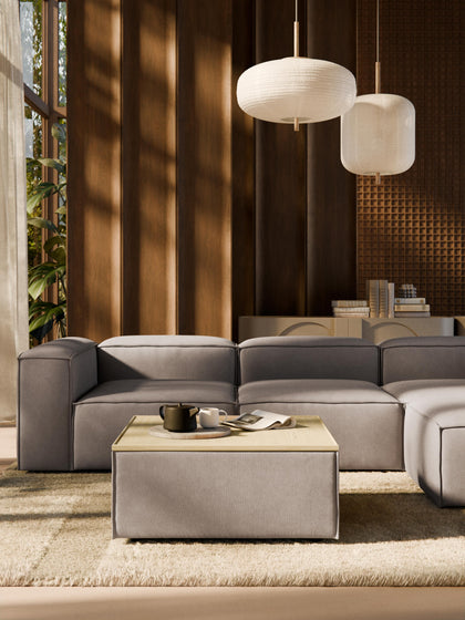 Westwing Reposapiés Puf Con Espacio De Almacenamiento Lennon