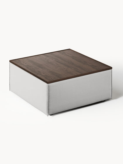 Westwing Reposapiés Puf Con Espacio De Almacenamiento Lennon