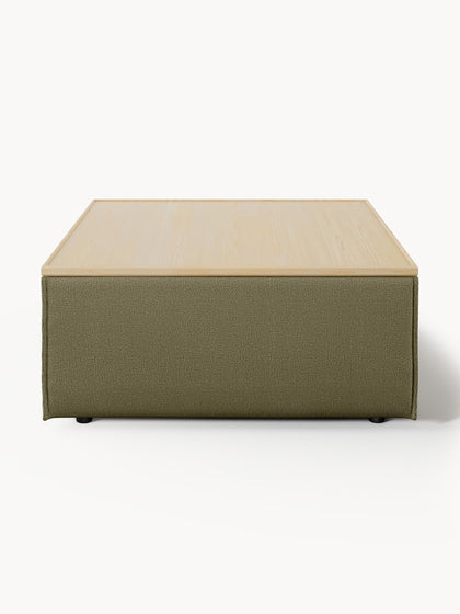 Westwing Reposapiés Puf Con Espacio De Almacenamiento Lennon