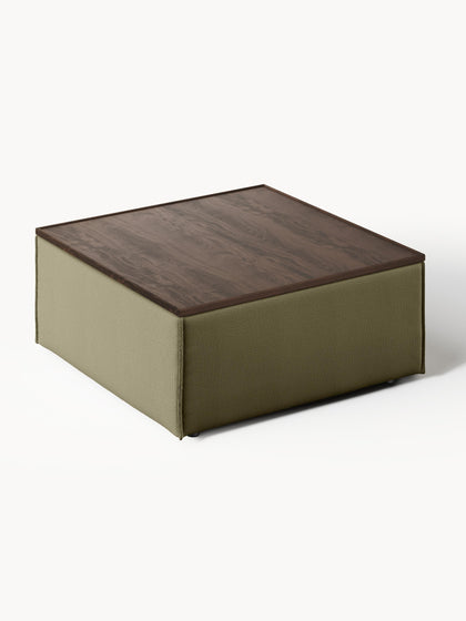 Westwing Reposapiés Puf Con Espacio De Almacenamiento Lennon