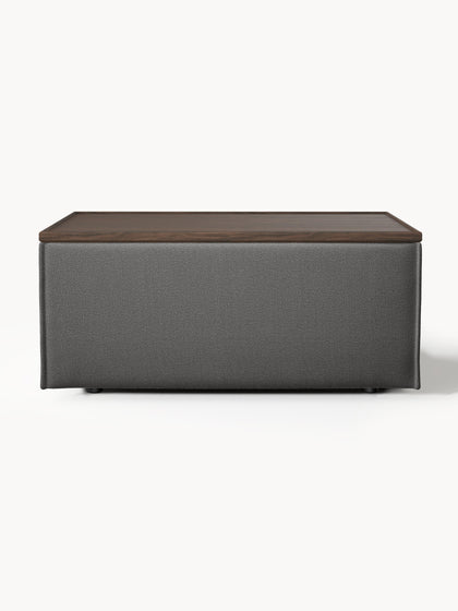 Westwing Reposapiés Puf Con Espacio De Almacenamiento Lennon