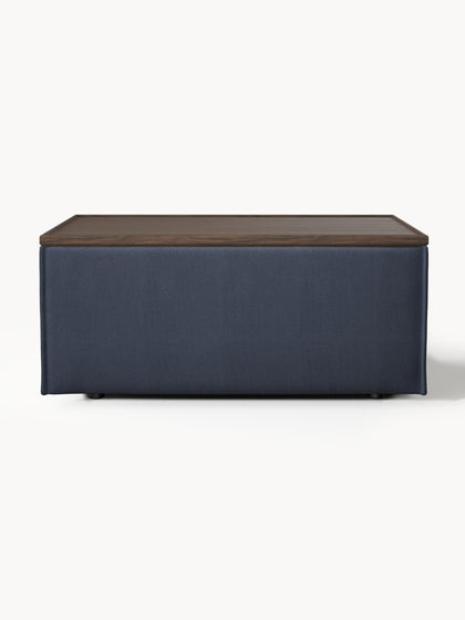 Westwing Reposapiés Puf Con Espacio De Almacenamiento Lennon