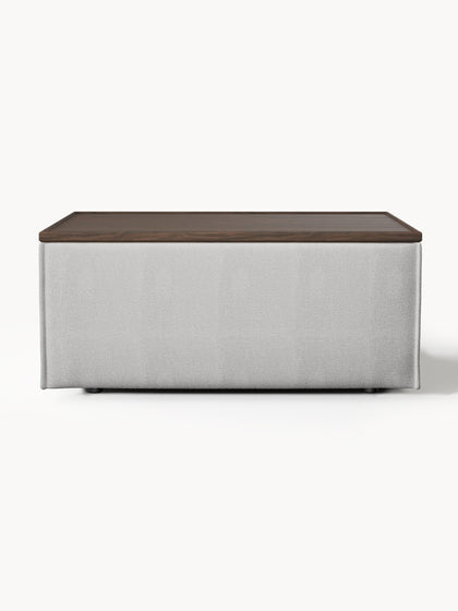 Westwing Reposapiés Puf Con Espacio De Almacenamiento Lennon