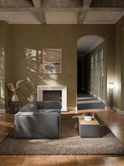 Westwing Reposapiés Puf Con Espacio De Almacenamiento Lennon