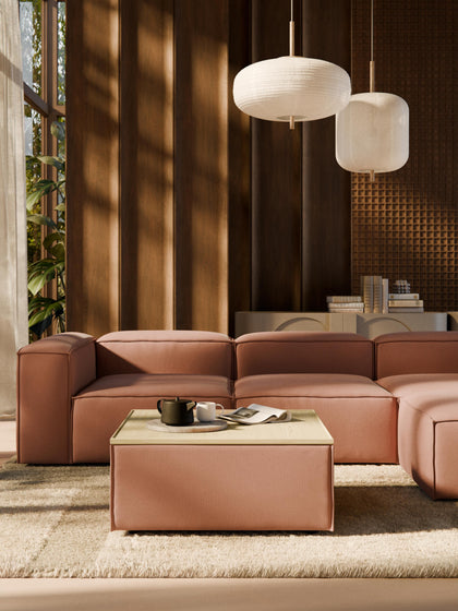 Westwing Reposapiés Puf Con Espacio De Almacenamiento Lennon