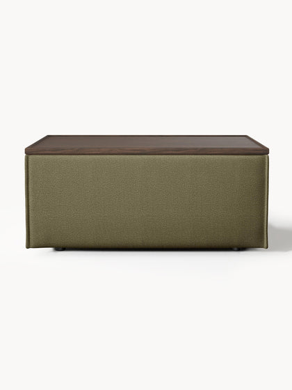 Westwing Reposapiés Puf Con Espacio De Almacenamiento Lennon