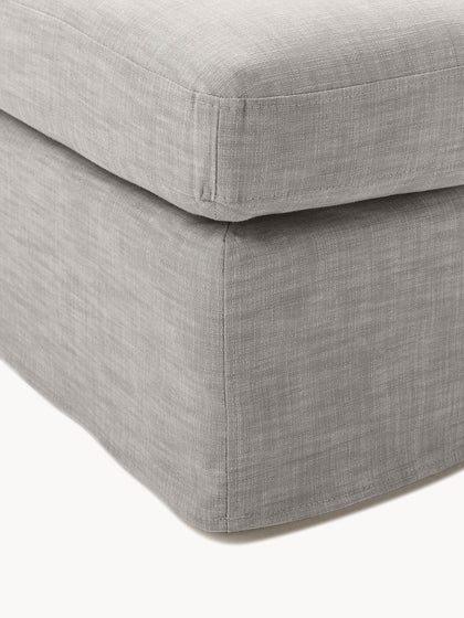 Westwing Reposapiés Puf Con Tapizado Desenfundable Russell