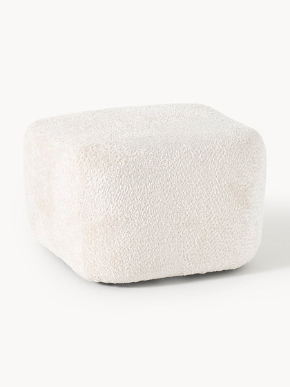 Westwing Reposapiés Puf De Borreguillo Bouclé Wolke