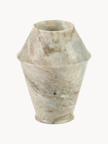 Westwing Serax x Kelly Wearstler Jarrón de mármol Dune 18 cm