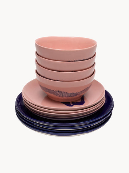 Westwing Serax X Yotam Ottolenghi Vajilla Con Esmalte Reactivo Feast 4 Comensales (12 Pzas.)