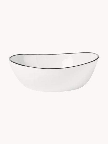 Westwing Set De Desayuno Artesanal De Porcelana Salt 4 comensales (16 pzas.)