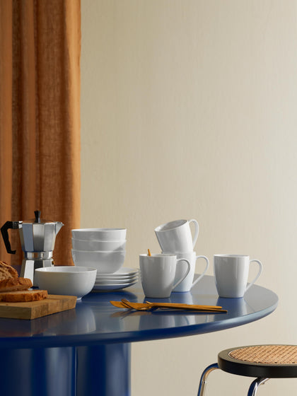 Westwing Set De Desayuno De Porcelana Delight Classic 4 comensales (12 pzas.)