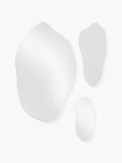 Westwing Set De Espejos De Pared Sin Marco Lia 3 uds