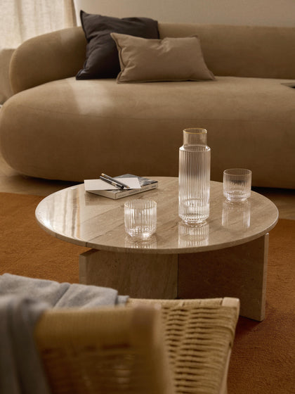 Westwing Set De Jarra Soplada Con Vasos Aleo 5 Pzas