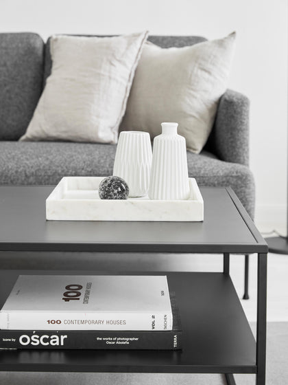Westwing Set De Jarrones De Porcena Con Relieve Esko 2 uds