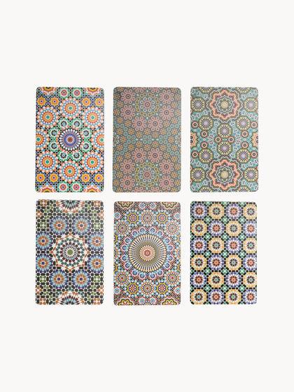 Westwing Set De Manteles Individuales Doble Cara De Plástico Marrakesch 6 pzas