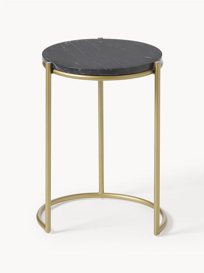 Westwing Set De Mesas Auxiliares De Mármol Ella 2 pzas