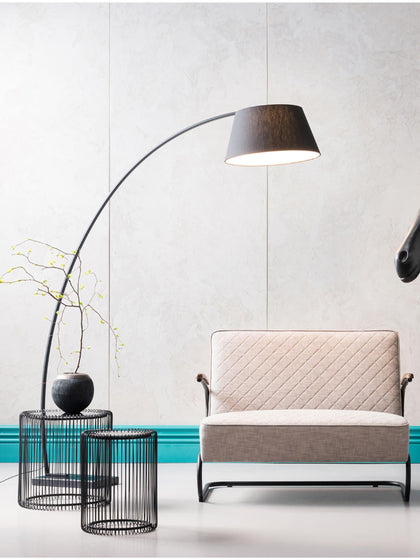 Westwing Set De Mesas Auxiliares De Metal Wire 2 pzas. Tablero De Cristal