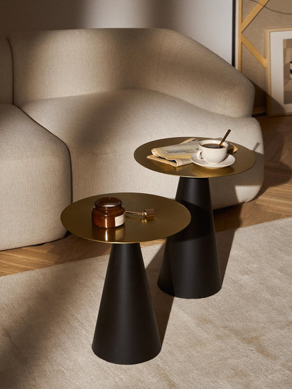 Westwing Set De Mesas Auxiliares De Metal Zelda 2 uds