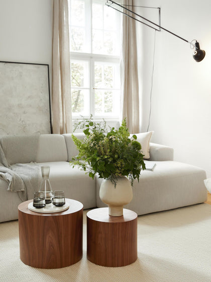 Westwing Set De Mesas De Centro De Madera Dan 2 uds