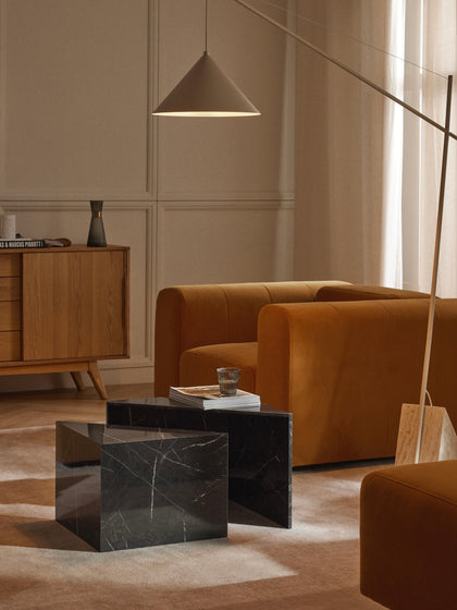 Westwing Set De Mesas De Centro En Look Mármol Vilma 2 uds