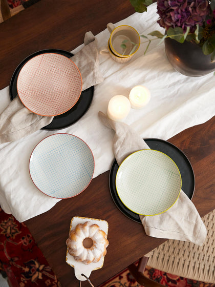 Westwing Set De Platos Postre Artesanales Carla 3 Uds