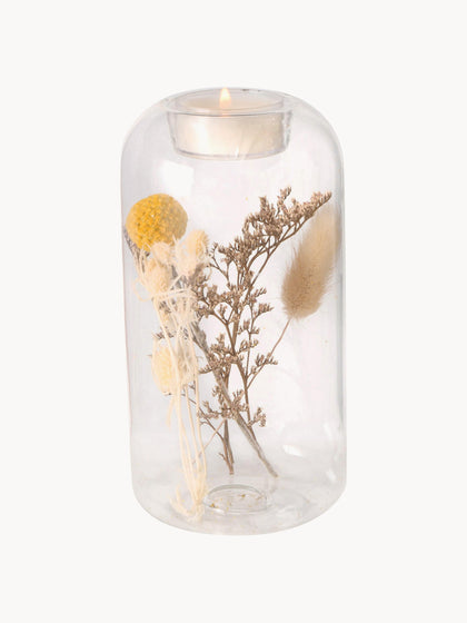 Westwing Set De Portavelas Con Flores Secas Eleonora 2 uds