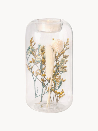Westwing Set De Portavelas Con Flores Secas Eleonora 2 uds