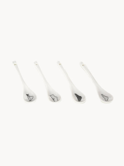 Westwing Set De Tazas De Café Artesanales Undressed 4 uds