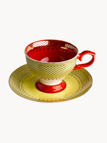 Westwing Set De Tazas De Espresso Con Platitos Grandma 4 uds