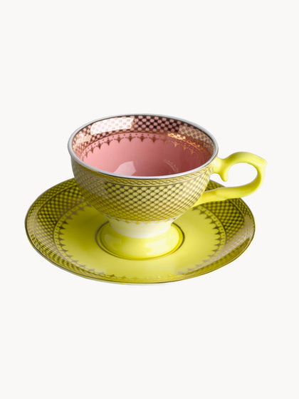 Westwing Set De Tazas De Espresso Con Platitos Grandma 4 uds