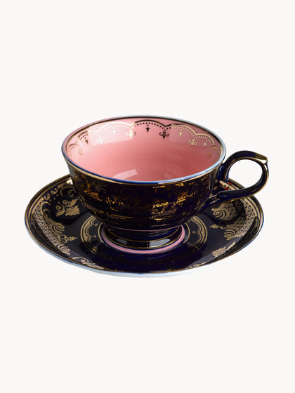 Westwing Set De Tazas De Té Con Platitos Grandma 4 uds