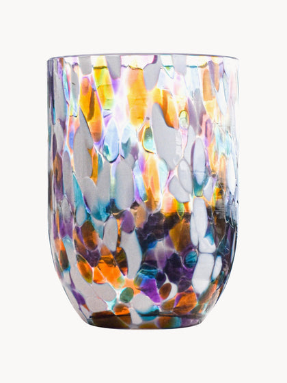 Westwing Set De Vasos De Agua Pequeños Artesanales Splash 6 uds