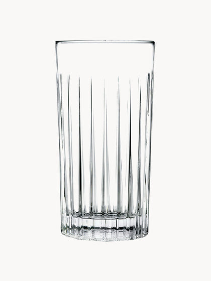 Westwing Set De Vasos De Cristal Con Relieve Timeless 18 pzas