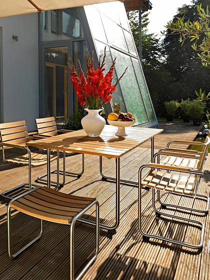 Westwing Silla Artesanal De Madera De Teca Para Exterior Prato