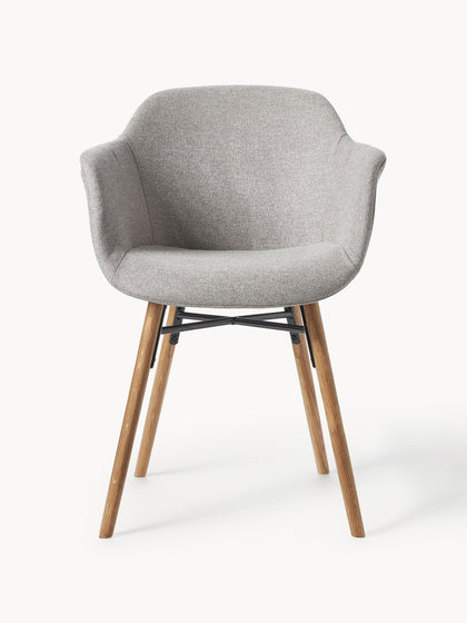 Westwing Silla Con Asiento Estrecho Y Reposabrazos Fiji