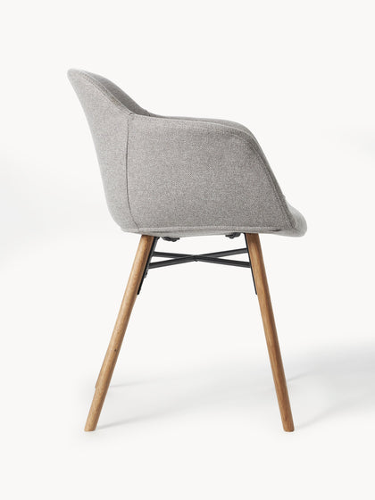 Westwing Silla Con Asiento Estrecho Y Reposabrazos Fiji