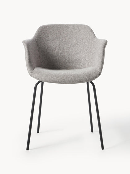 Westwing Silla Con Asiento Estrecho Y Reposabrazos Fiji