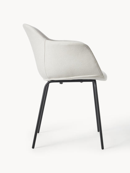 Westwing Silla Con Asiento Estrecho Y Reposabrazos Fiji