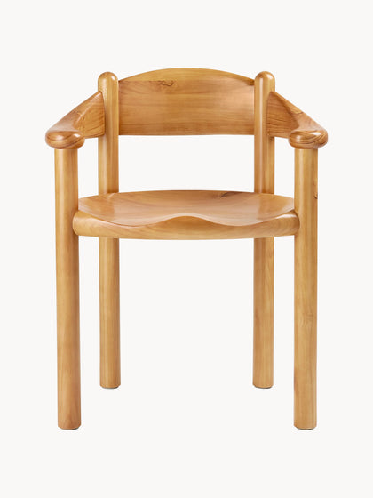 Westwing Silla Con Reposabrazos Con Madera De Pino Daumiller