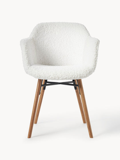 Westwing Silla Con Reposabrazos De Borreguillo Fiji